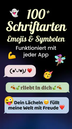 Fonts: Schrift wechseln screenshot