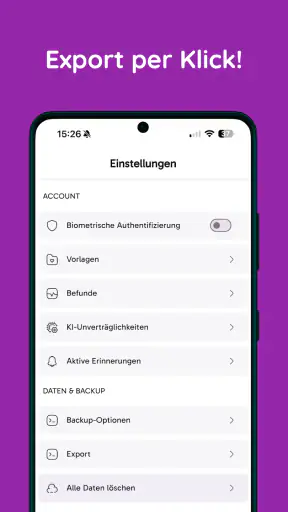 FoodLog - Ernährungstagebuch screenshot