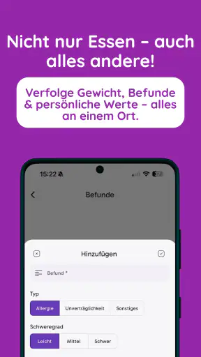 FoodLog - Ernährungstagebuch screenshot