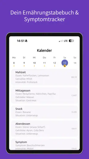 FoodLog - Ernährungstagebuch screenshot