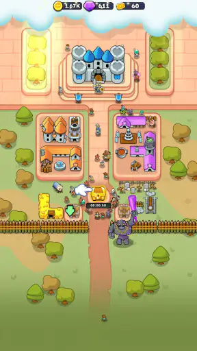 Fortress Merge: Puzzle Defense screenshot