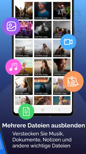 Foto ausblenden-Photo Lock app screenshot
