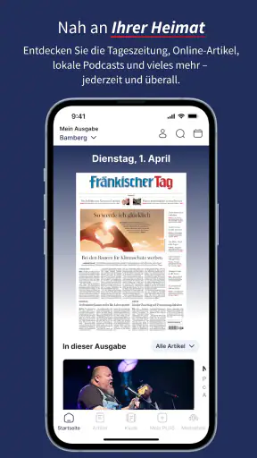 Fränkischer Tag E-Paper screenshot