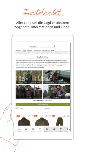 Frankonia - Online-Shop screenshot