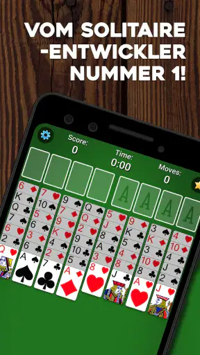 FreeCell Solitaire Kartenspiel screenshot