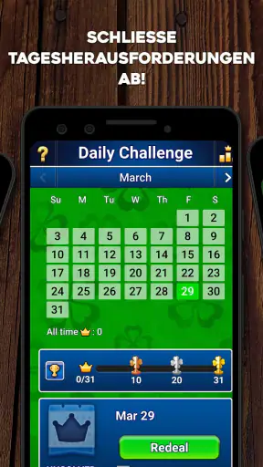 FreeCell Solitaire Kartenspiel screenshot