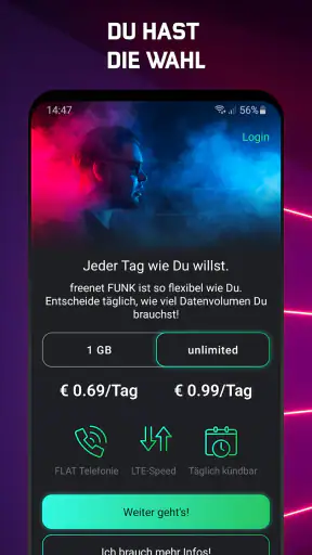 freenet FUNK - deine Tarif-App screenshot