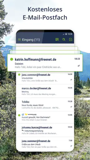 freenet Mail - E-Mail Postfach screenshot