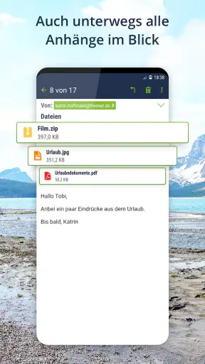 freenet Mail - E-Mail Postfach screenshot