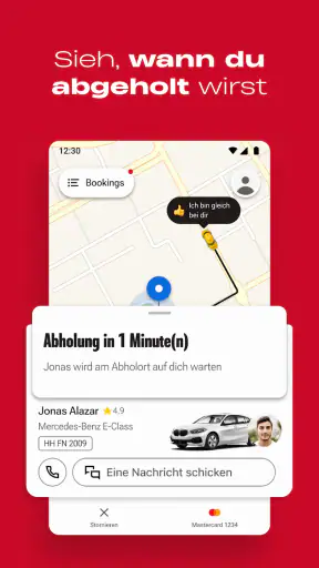 FREENOW - Taxi und mehr screenshot