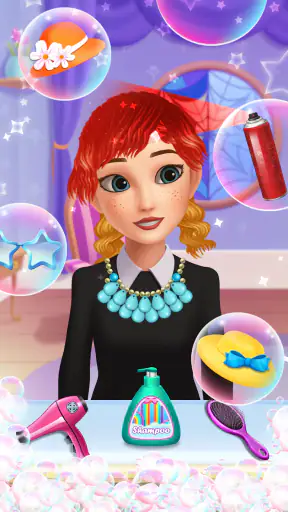 Friseur Spiele: Mädchen Frisör screenshot
