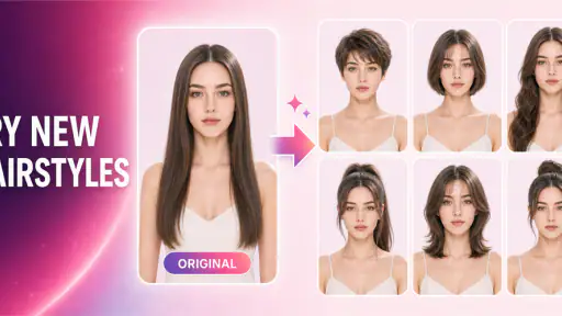 Frisuren Testen: KI Haare screenshot