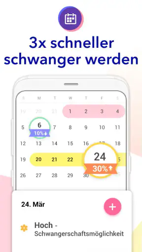 Fruchtbarkeitskalender screenshot