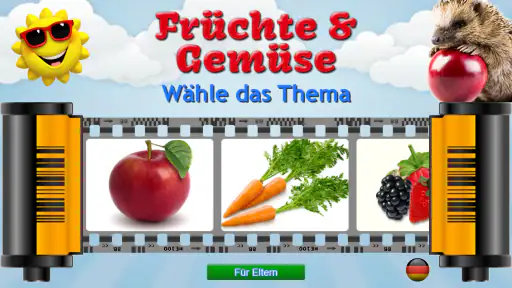 Früchte und Gemüse für Kinder screenshot