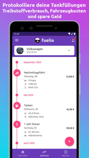 Fuelio: Tanken App,Fahrtenbuch screenshot