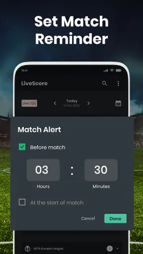 Fußball-Anzeiger : Live score screenshot