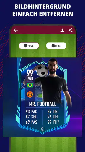 Fußball Card Creator FC 25 screenshot