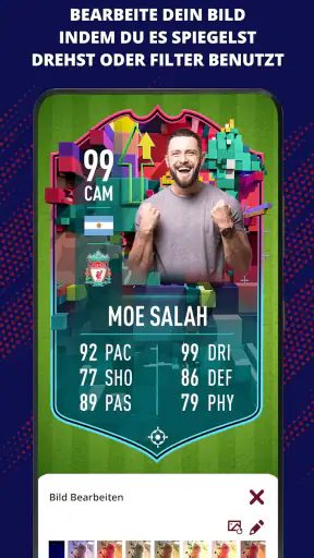 Fußball Card Creator FC 25 screenshot