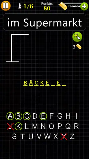 Galgenmännchen - Wortspiel screenshot