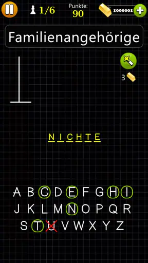 Galgenmännchen - Wortspiel screenshot
