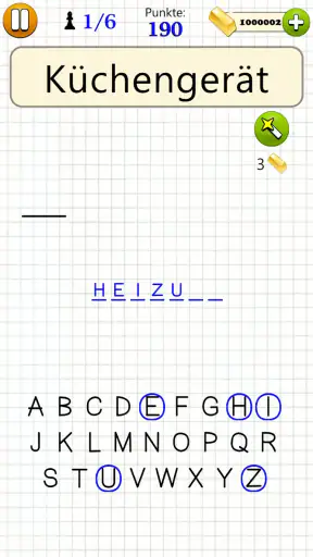 Galgenmännchen - Wortspiel screenshot