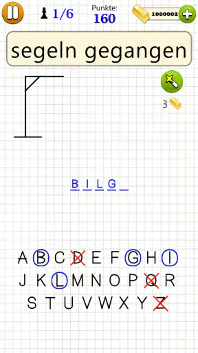 Galgenmännchen - Wortspiel screenshot