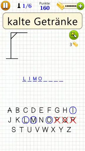 Galgenmännchen - Wortspiel screenshot