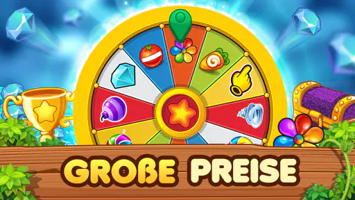 Garten Match 3 Puzzlespiel screenshot