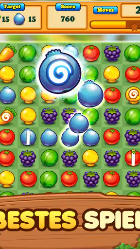 Garten Match 3 Puzzlespiel screenshot