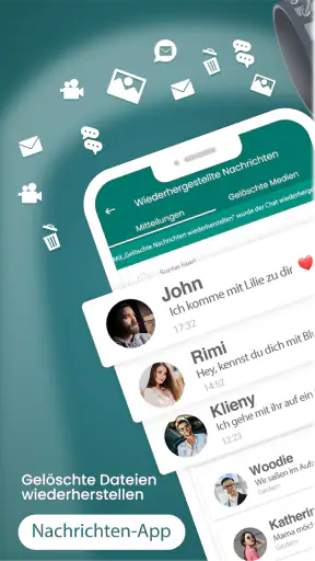 Gelösc Nachrichten widerhstlen screenshot
