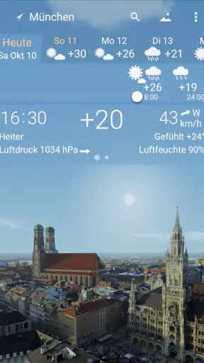 Genaue Wetter YoWindow screenshot