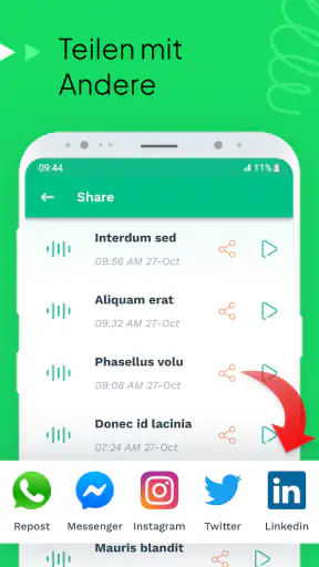 Genesen Gelöscht Nachrichten screenshot