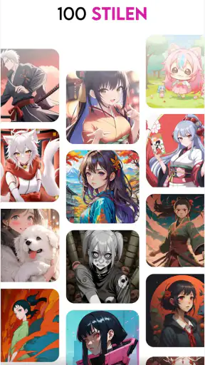 Genie: Anime-KI-Kunstgenerator screenshot