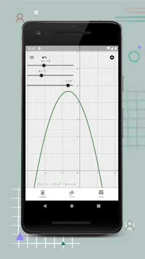 GeoGebra Grafikrechner screenshot
