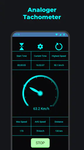 Geschwindigkeitsmesser GPS screenshot