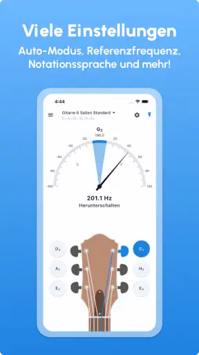 Gitarre Stimmgerät - LikeTones screenshot