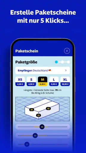 GLS Pakete screenshot