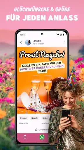 Glückwünsche & Geburtstags App screenshot