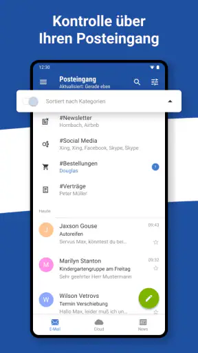 GMX - Mail, Cloud & News screenshot