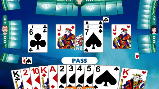 Golden Card Games Tarneeb Trix screenshot