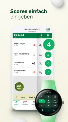 Golf GameBook Scorekarte & GPS screenshot