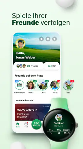 Golf GameBook Scorekarte & GPS screenshot