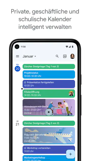 Google Kalender screenshot