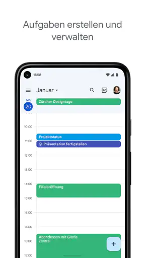 Google Kalender screenshot