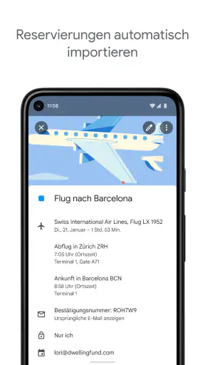 Google Kalender screenshot