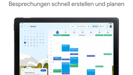Google Kalender screenshot