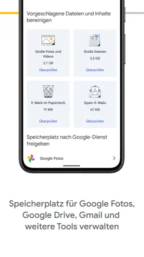 Google One screenshot