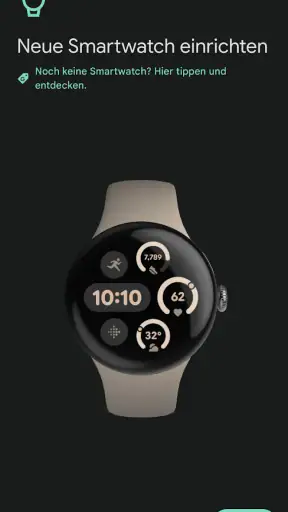 Google Pixel Watch screenshot
