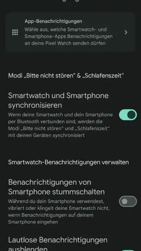 Google Pixel Watch screenshot