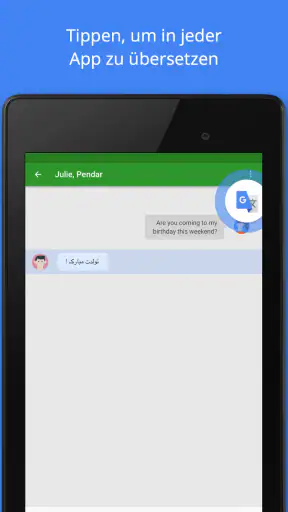 Google Übersetzer screenshot